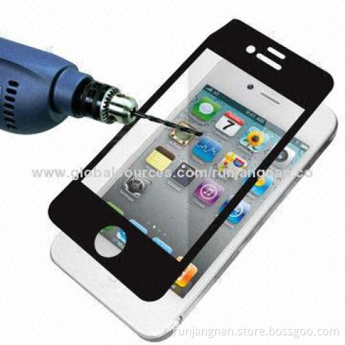 Toughened Glass Film Guard for iPhone 5/5s, Resists Scratches